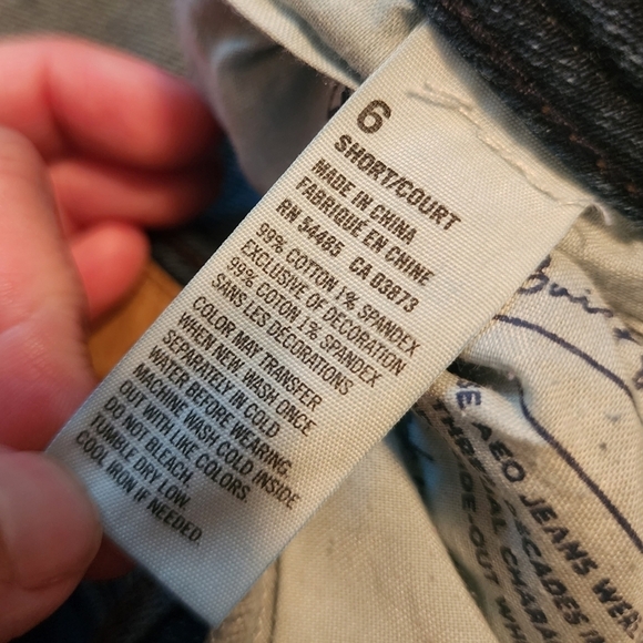 American Eagle Kick Boot Stretch Denim Blue Jeans Women's Size 6 Short Flare EUC - Picture 7 of 8